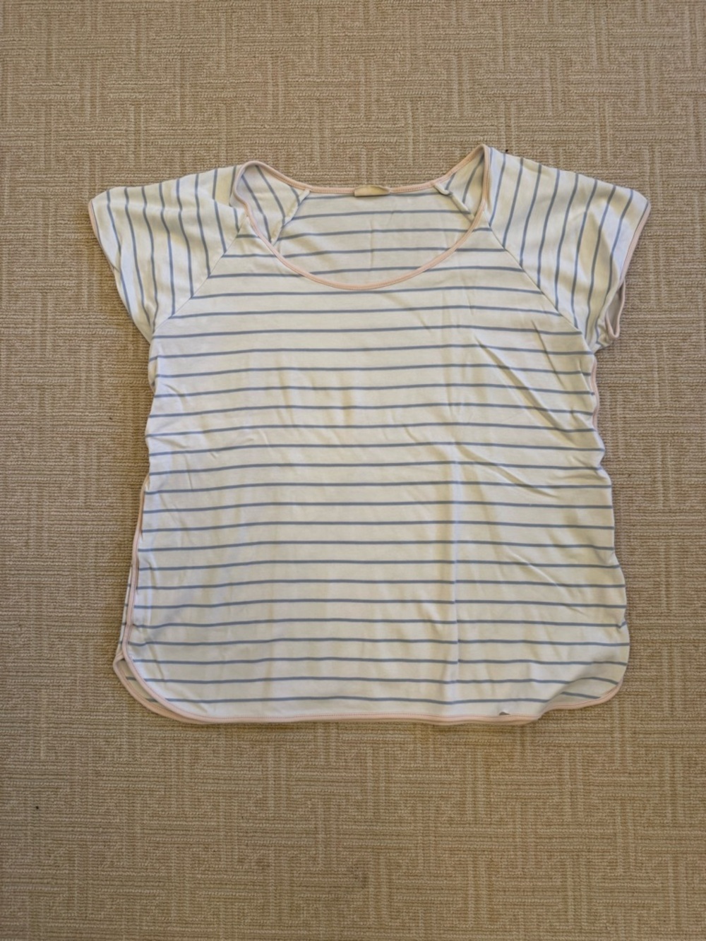 Lake Pajamas Striped Cotton Pajama Set - Size Small Tall - Picture 2 of 7